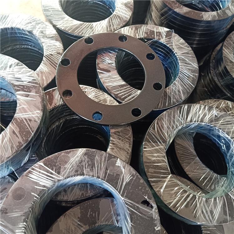 碳钢材质法兰盘 喷塑黑色法兰 防腐法兰片