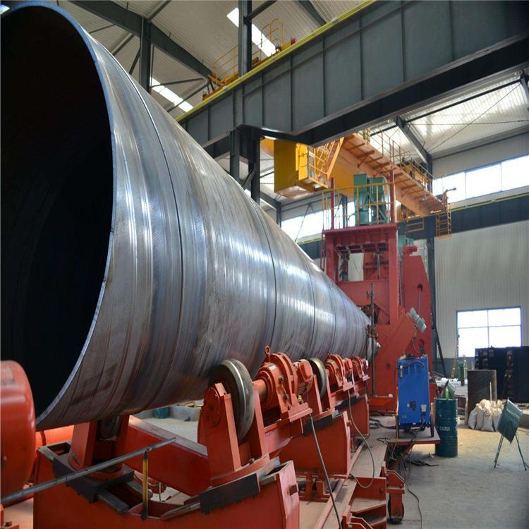  自来水螺旋钢管 建筑水电站用螺旋钢管 厚壁双面螺旋钢管