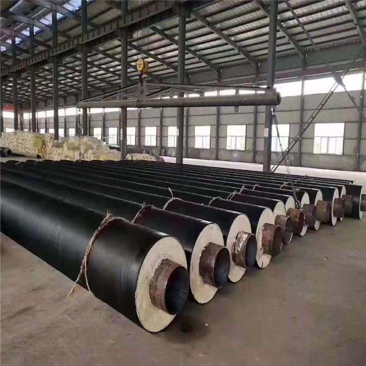 聚氨酯保温管 内滑动钢套钢保温管道 预制直埋钢套钢保温管