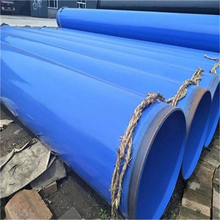 镀锌涂塑复合钢管 内外涂环氧树脂钢管 法兰连接涂塑钢管