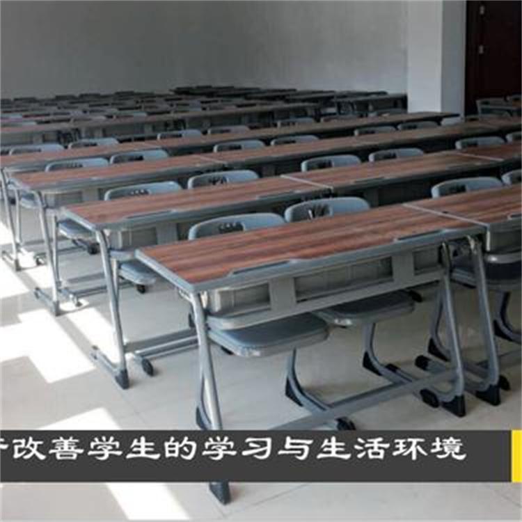 校用书法桌马鞍桌辅导班双人国学课桌椅实木课桌产地直发