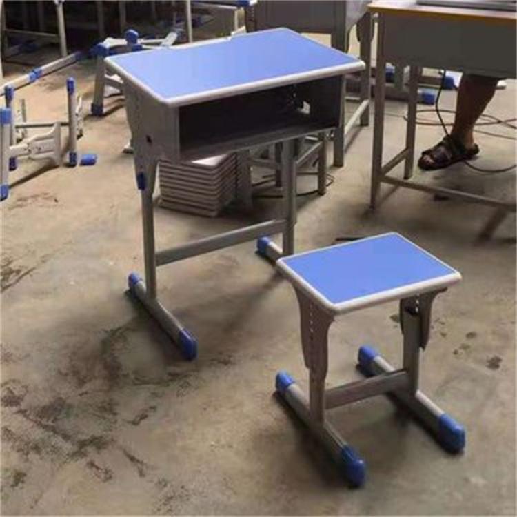 厂家批发课桌椅 学校培训辅导班中小学生课桌椅 单人双人升降儿童学习桌