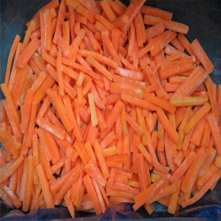 厂家现货 农作物无公害加工速冻波纹形胡萝卜 新鲜蔬菜胡萝卜