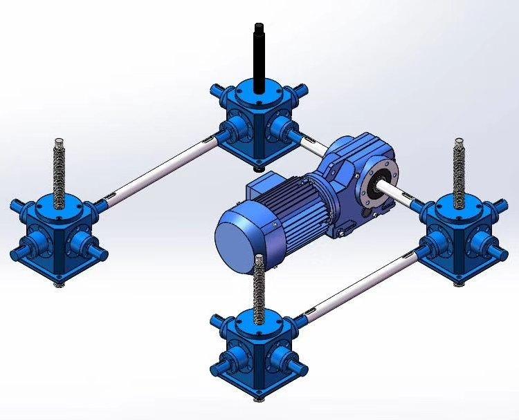 丝杆升降机 手摇蜗轮升降机 螺旋滚珠升降机