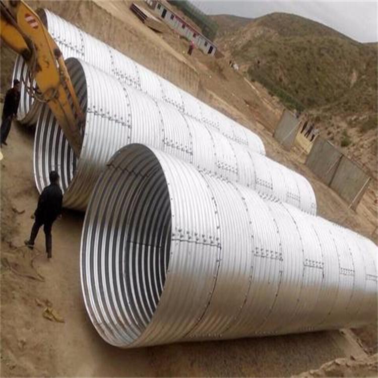 广州钢波纹管涵    直径3米钢波纹管涵    市政排污管道