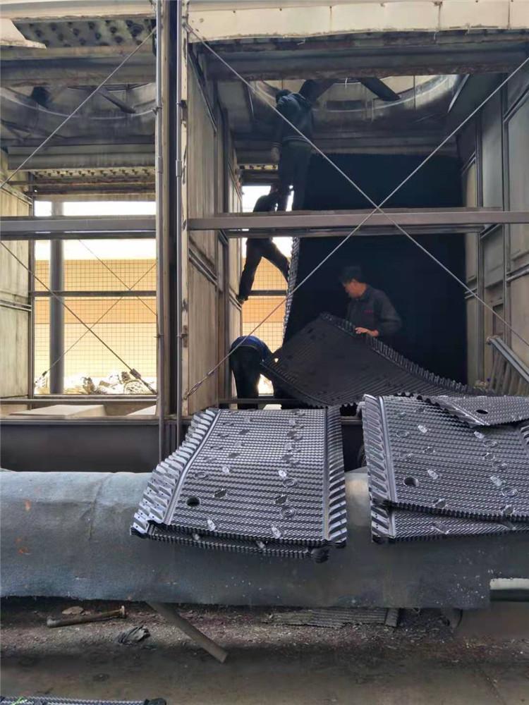 河北大名方型横流式冷却塔维修团队冷却塔维修