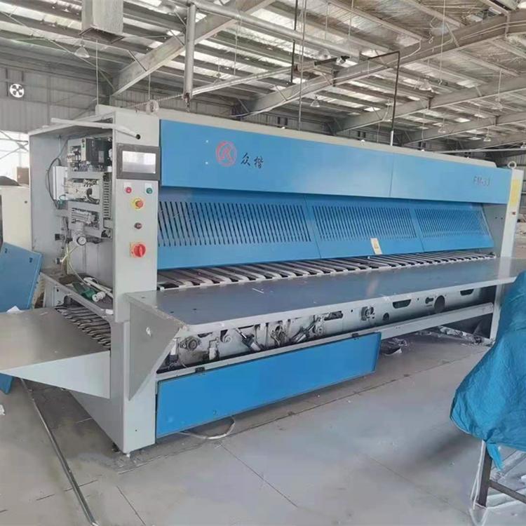 二手床单折叠机 众楷折叠机四通道枕巾被套折叠机