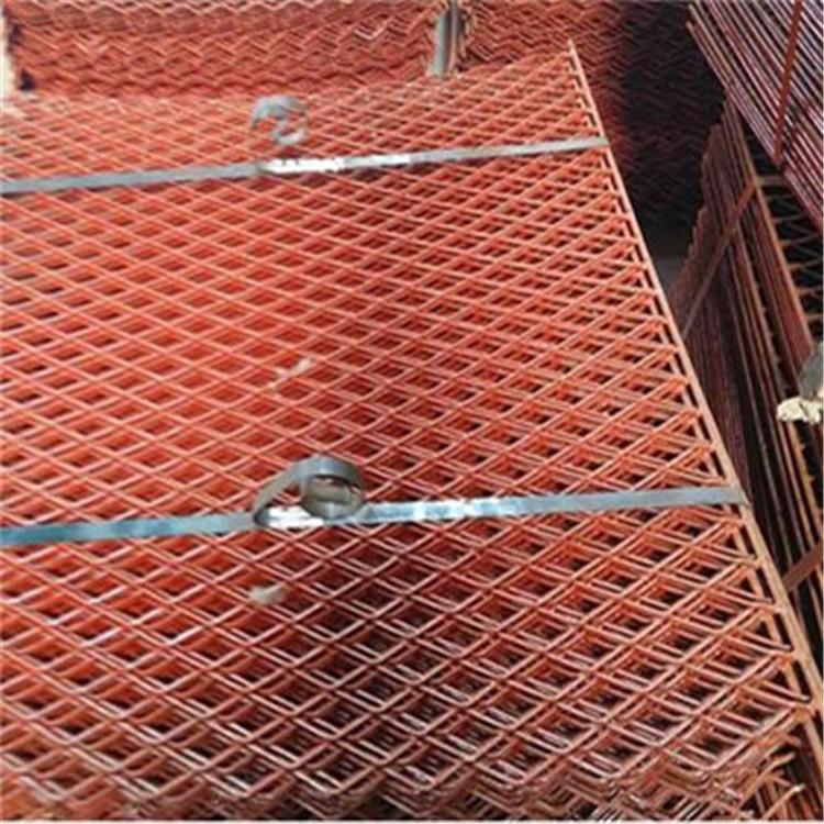 工地外墙脚手架钢笆片 拉伸钢笆片 喷漆脚踏网
