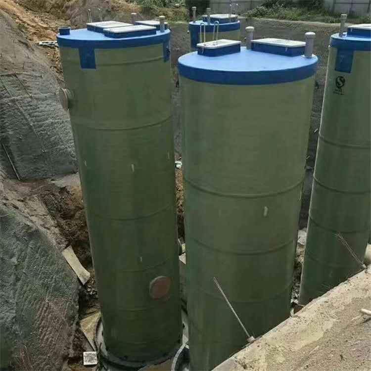 玻璃钢一体化提升泵站 预制雨水一体化泵站