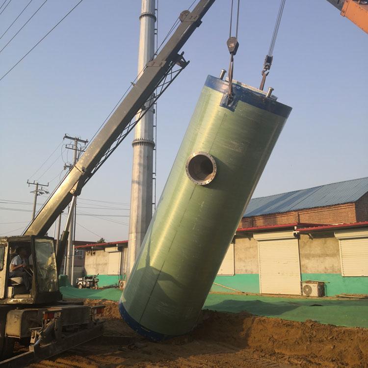 地埋污水泵站提升泵站玻璃钢泵站一体化泵站预制泵站