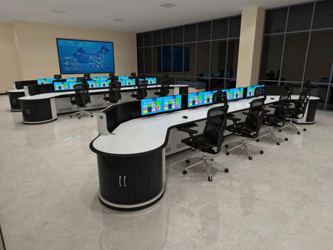 盾山尊信中央操控台 操作控制台 调度指挥中心操作台 指挥台厂家