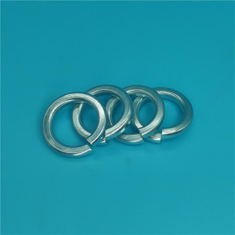 厂家直销 热镀锌薄型开口弹垫 弹簧垫圈国标M2M3M4M5M6M8M10