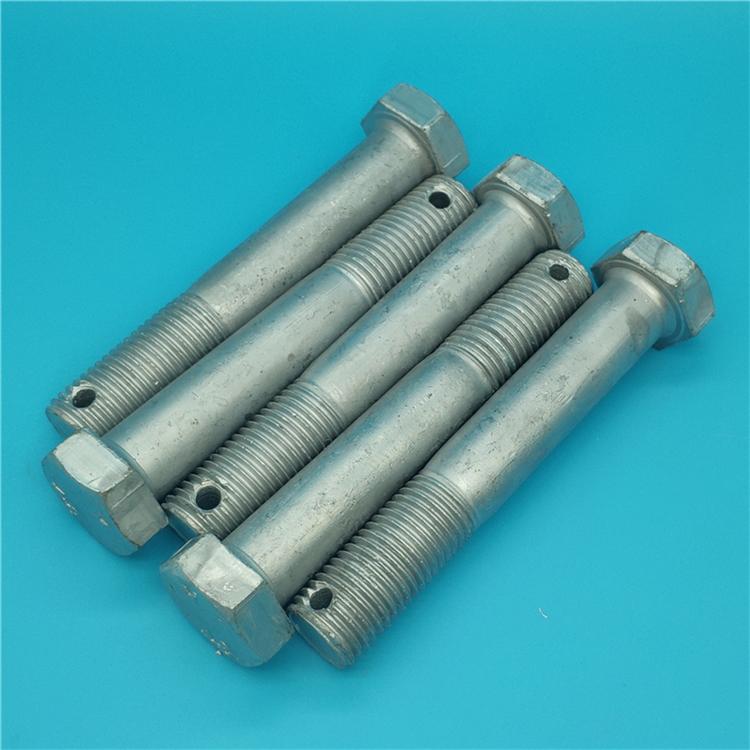 裕鼎热镀锌打孔螺栓 高强度电力用热镀锌打孔螺栓实力厂家