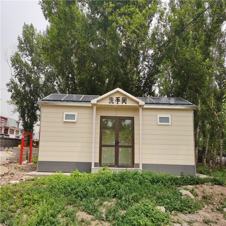 农村改造移动厕所 一体化单双坑配套厕屋 生产定制