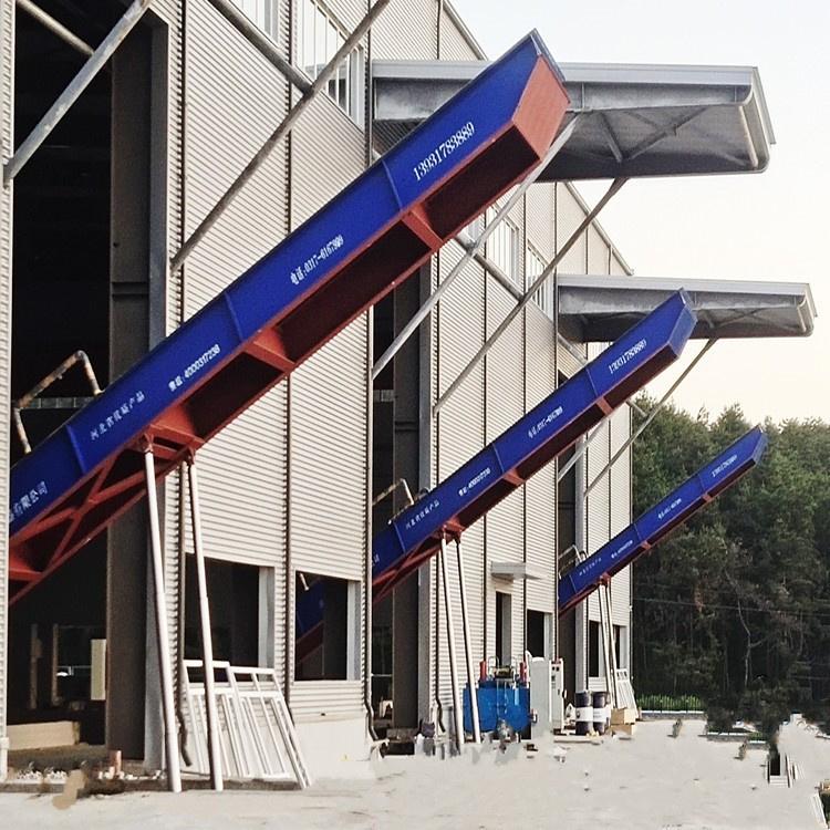 后翻式自动行走液压翻板卸车平台