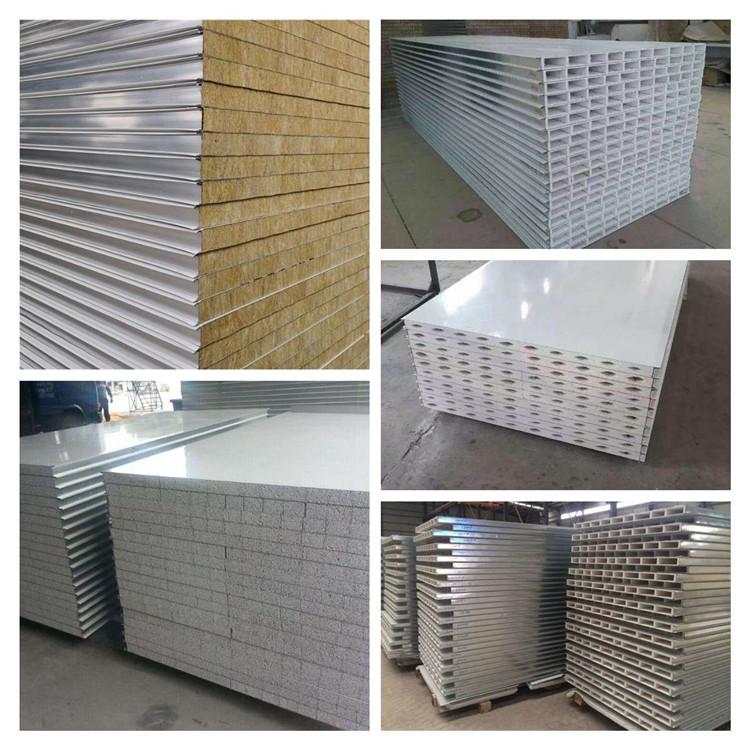 现货销售供应岩棉净化板 手工钢结构瓦楞彩钢夹芯板洁净室