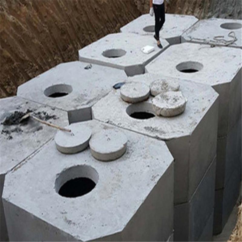 河北水泥化粪池厂家 现货供应整体式混凝土商砼化粪池 支持定制