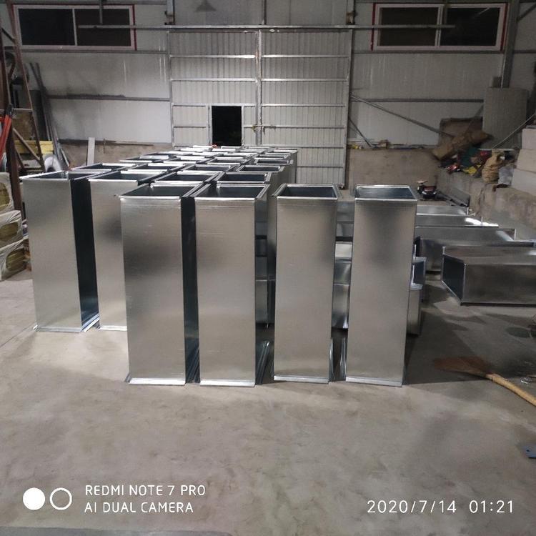 镀锌风管加工 白铁皮共板管  共板法兰通风管 