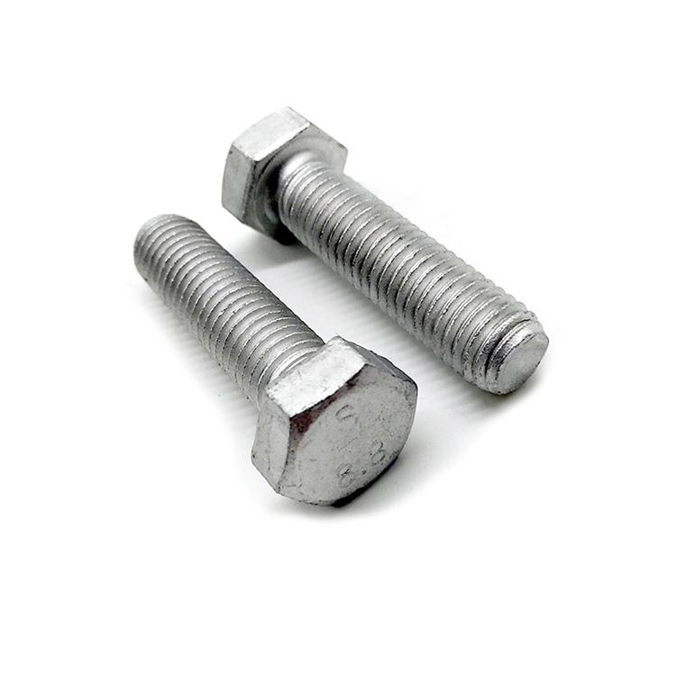 热镀锌螺栓 高强度电力用热镀锌打孔螺栓产品