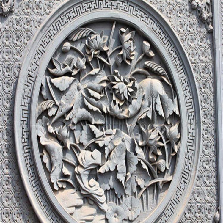 厂家供应 古建砖雕 圆形砖雕 方形砖雕 砖雕 可定制