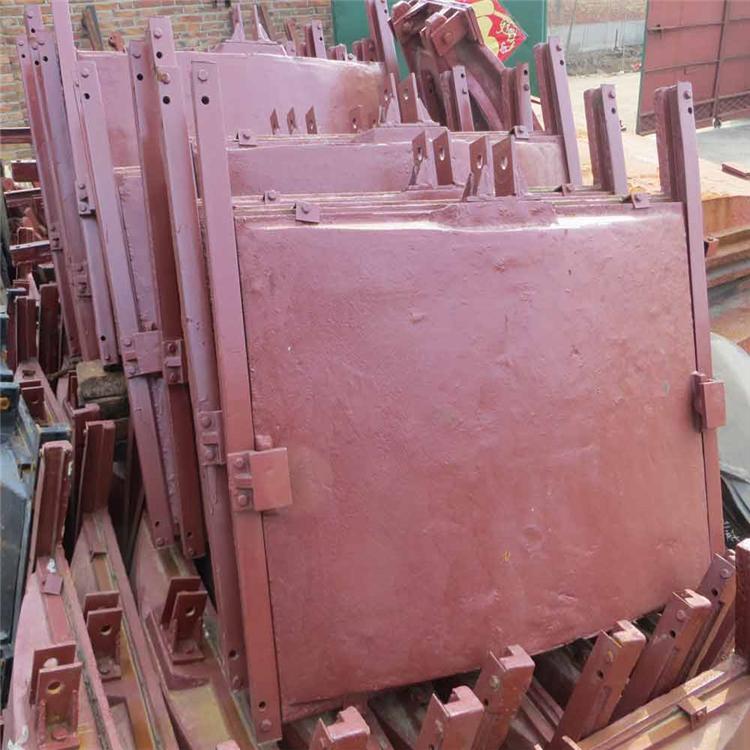 手提铸铁闸门 明杆式镶铜铸铁方闸门发货及时