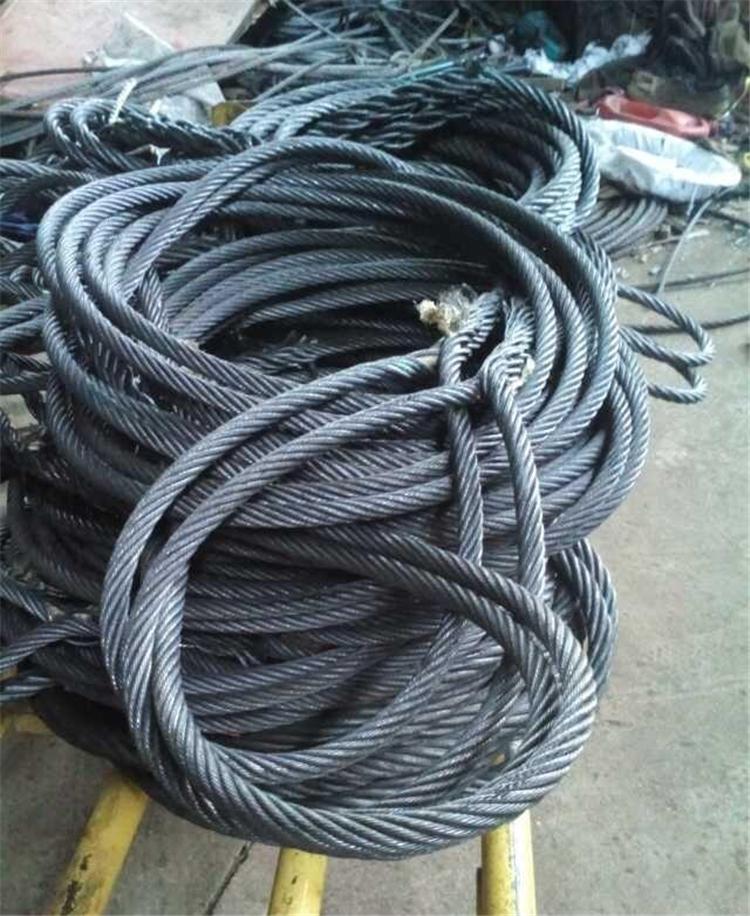 高价回收废旧钢丝绳回收 库存积压钢丝绳