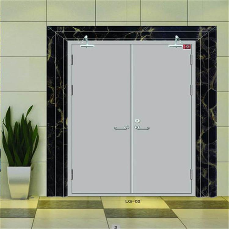 钢制防火门工厂直销甲级双开视窗防火门应急逃生门	