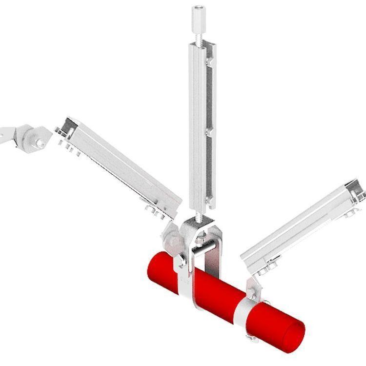 日益紧固件供应组合管道成套抗震支架