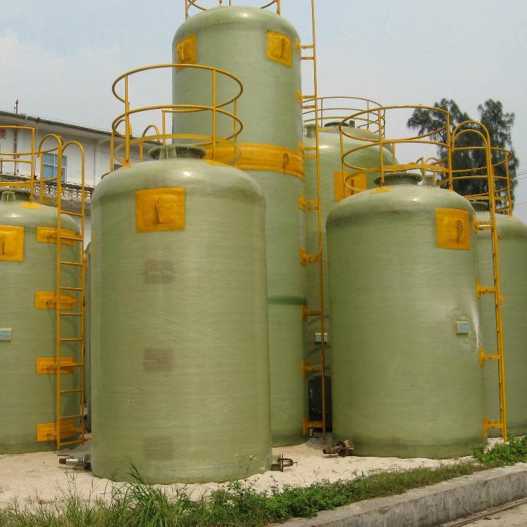 厂家定制供应玻璃钢储罐 玻璃钢缠绕储罐重量轻便