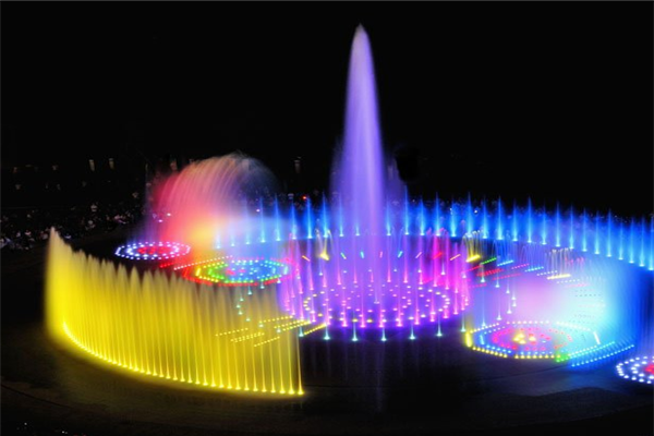 河北 贺鑫园林 水幕喷泉 喷泉施工厂家 喷泉水景公司