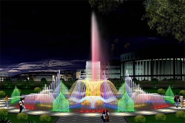 吉林 贺鑫园林 音乐喷泉制作公司 大型喷泉施工厂家 多年喷泉制作经验