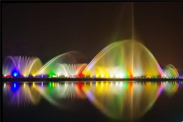 河北 贺鑫园林 水幕喷泉 喷泉施工厂家 喷泉水景公司