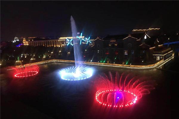 河北 贺鑫园林 水幕喷泉 喷泉施工厂家 喷泉水景公司