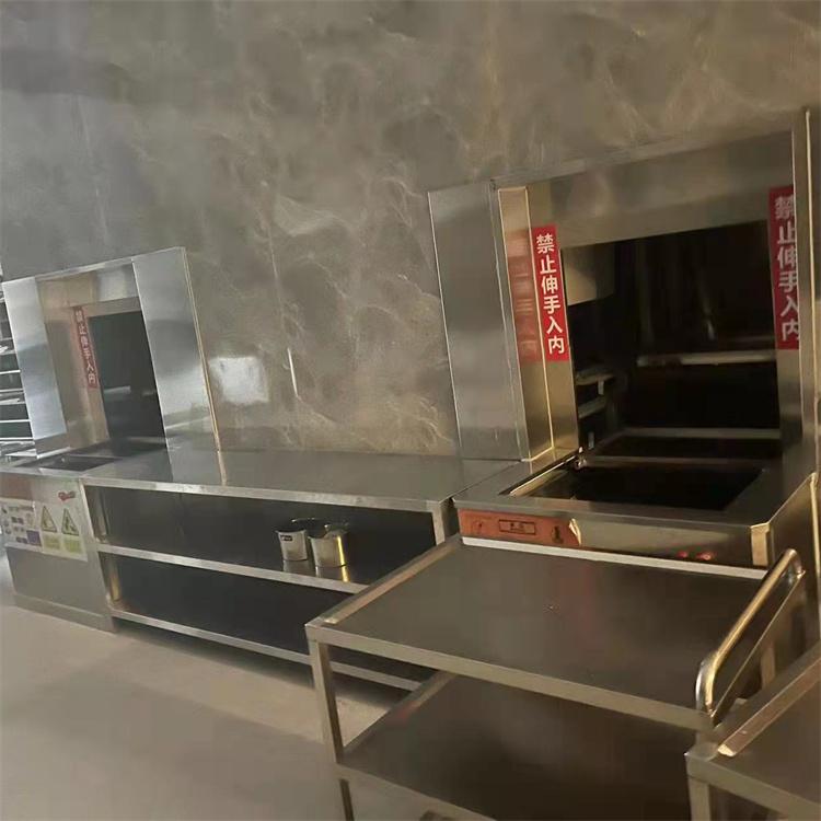 皓凡厂家定制批售强运机械曳引式传菜梯窗口式落地餐梯