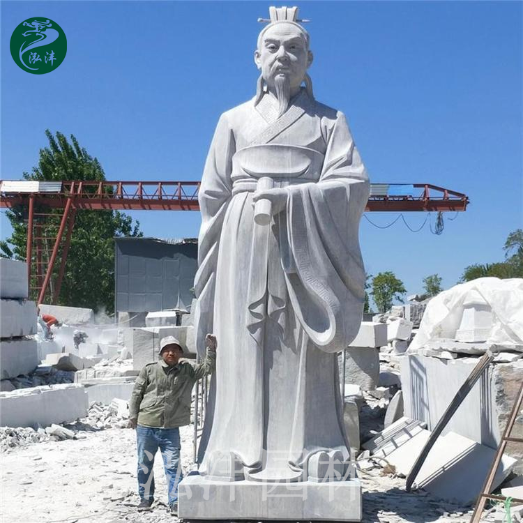 大型广场人物雕塑  历史人物石雕 大型石雕人物 校园人物石雕厂家加工