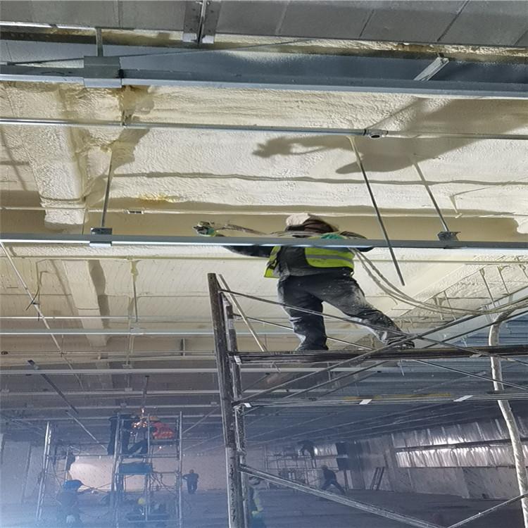 地下室顶板无机纤维喷涂 顶板保温无机纤维喷涂