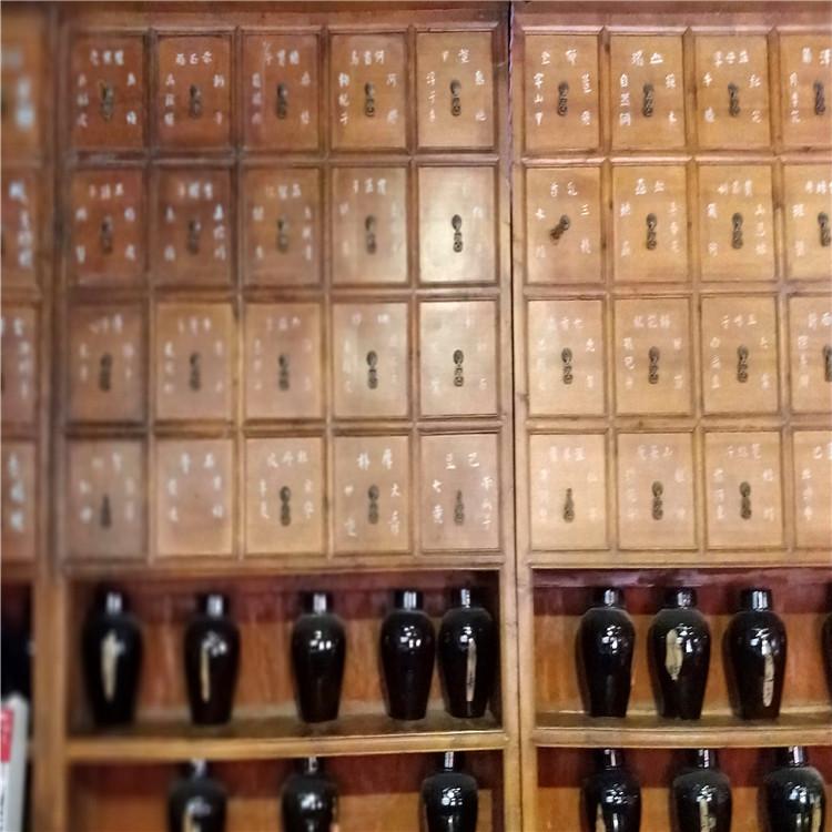 实木中药柜生产厂家  防潮防虫