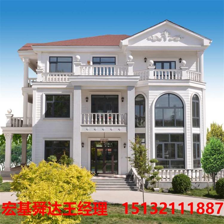 欧式美式两层双层三层多层轻钢别墅民宿精装轻钢别墅厂家