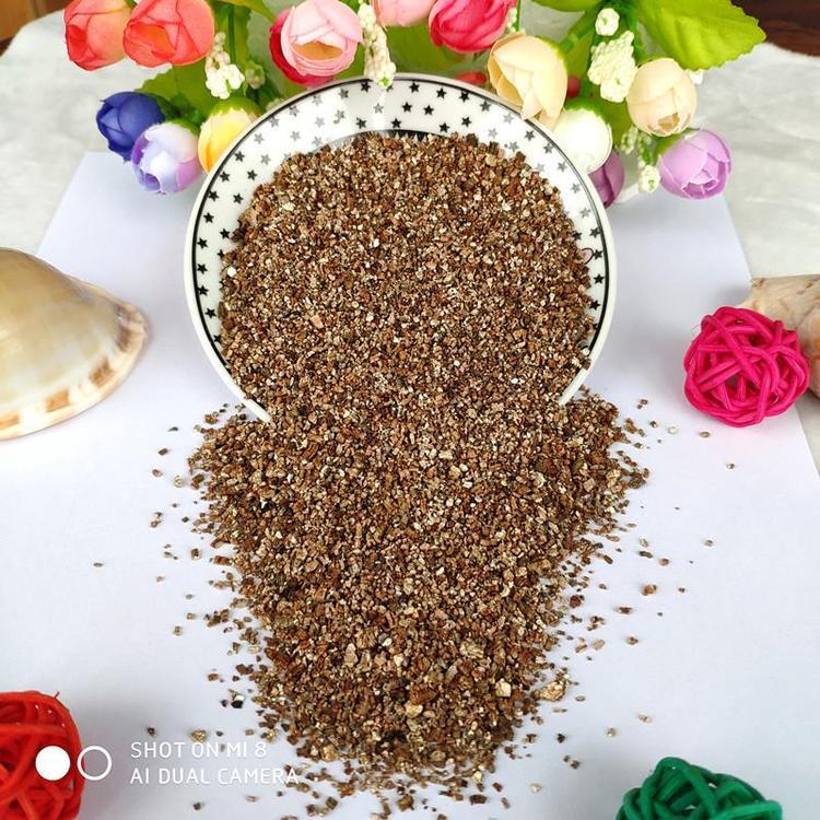 华晶  防火绝缘材料蛭石 机械润滑剂褐色蛭石