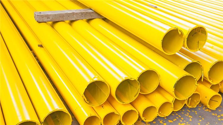 厂家直销热浸塑钢管 150电力保护 高强度 涂塑钢管