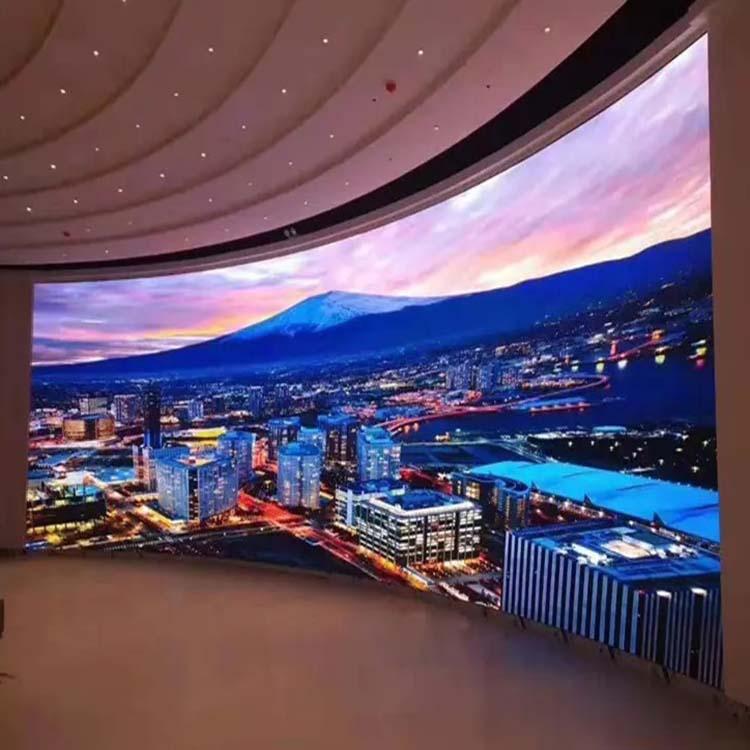 柔性小间距LED屏 P1.8LED柔性显示屏 圆柱P1.8全彩屏