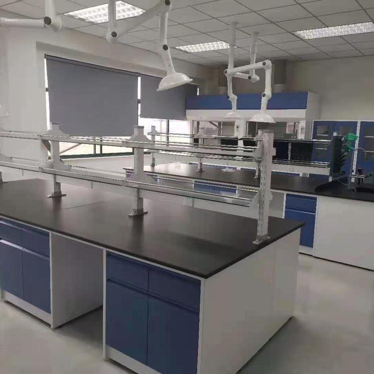 实验室操作台 实验室家具 钢木实验台中央台 