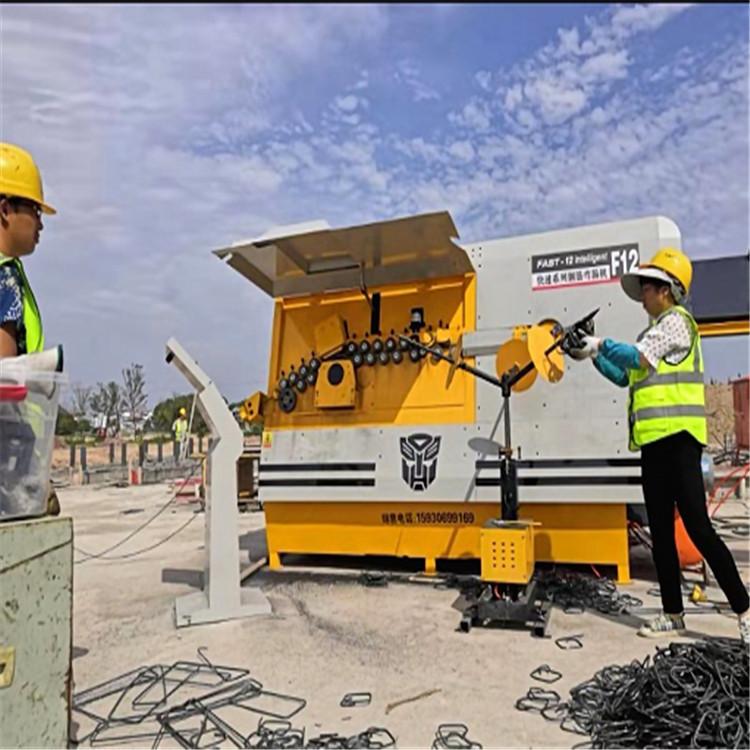 厂家定制数控钢筋弯箍机 工地用打套子机