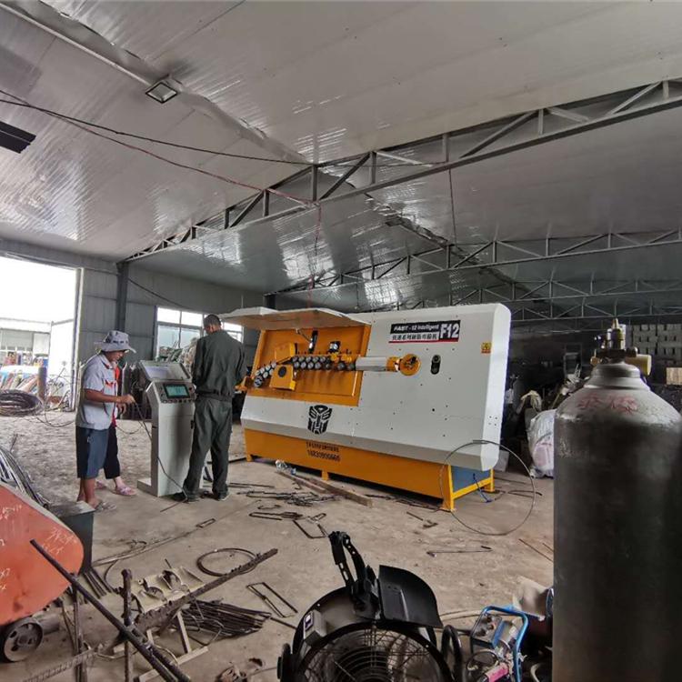 建筑工地钢筋调直弯箍板筋一体机