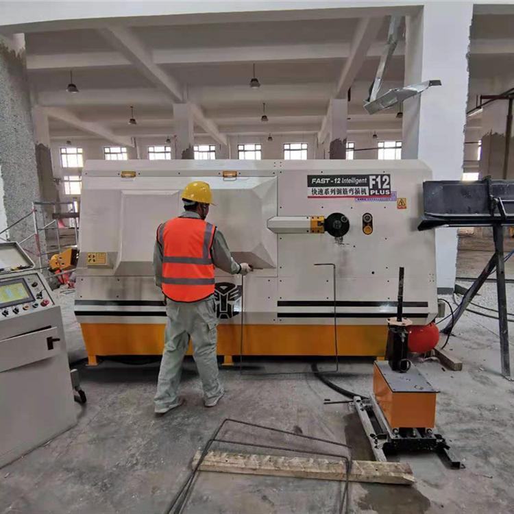 智能钢筋弯箍机  五机头数控钢筋弯箍机