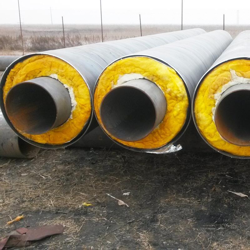 复合无缝供热蒸汽钢套钢定制生产蒸汽保温管道复合钢套钢保温钢管常年