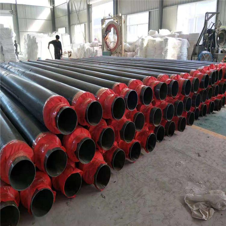 聚氨酯保温管 内滑动钢套钢保温管道 预制直埋钢套钢保温管