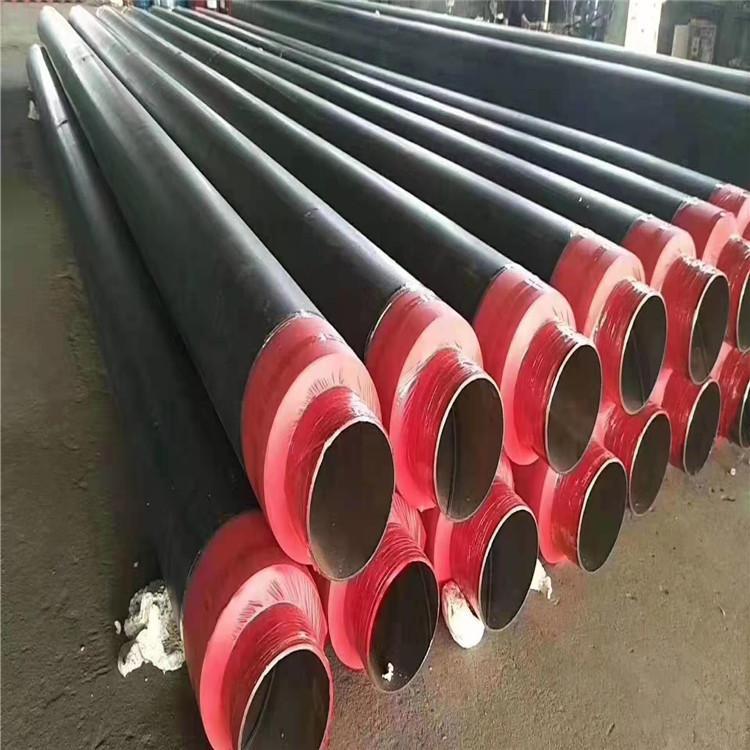 优质供应聚氨酯复合保温管 聚氨酯直埋保温钢管 