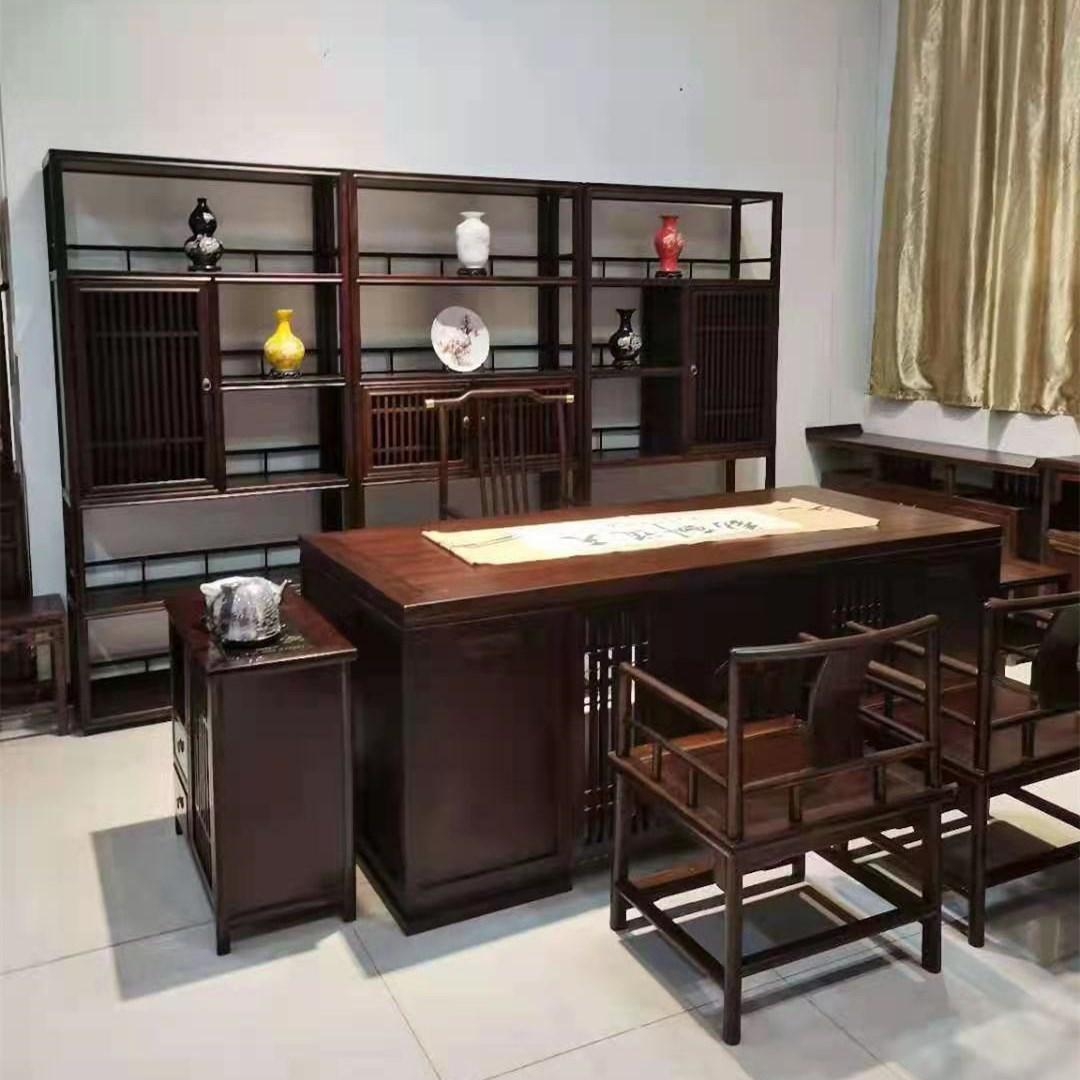 老榆木中堂六件套 方桌供桌仿古八仙桌 方餐桌 厅堂古典家具批发