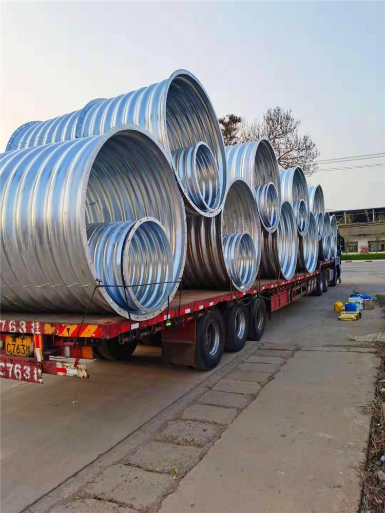 各种口径钢波纹涵管 整装波纹管涵  钢波纹涵管 诚硕制造国标标准